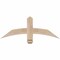 Ekena Millwork Bellingham Smooth Timber Gable Bracket, Douglas Fir, 36"W x 13"H x 1 1/2"D x 3 1/2"F, 9/12 Pitch GBW036X13X0204BEL00SDF - alternate 1